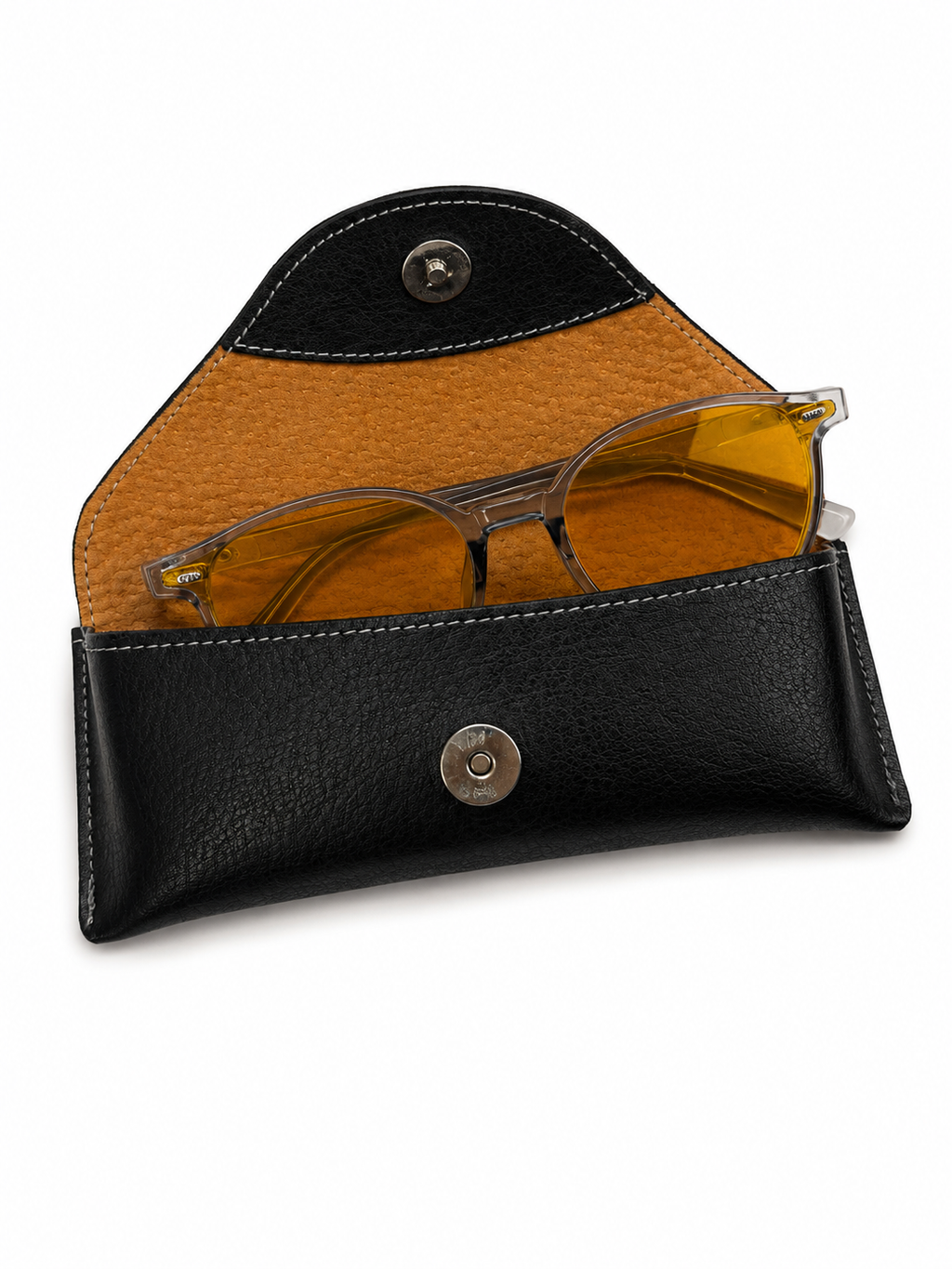 Estuche para Gafas de Cuero Auténtico 13-D