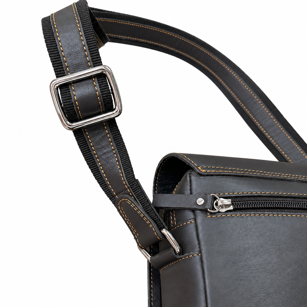 Bolso bandolera de hombre con solapa Senda Pequeña | CU88