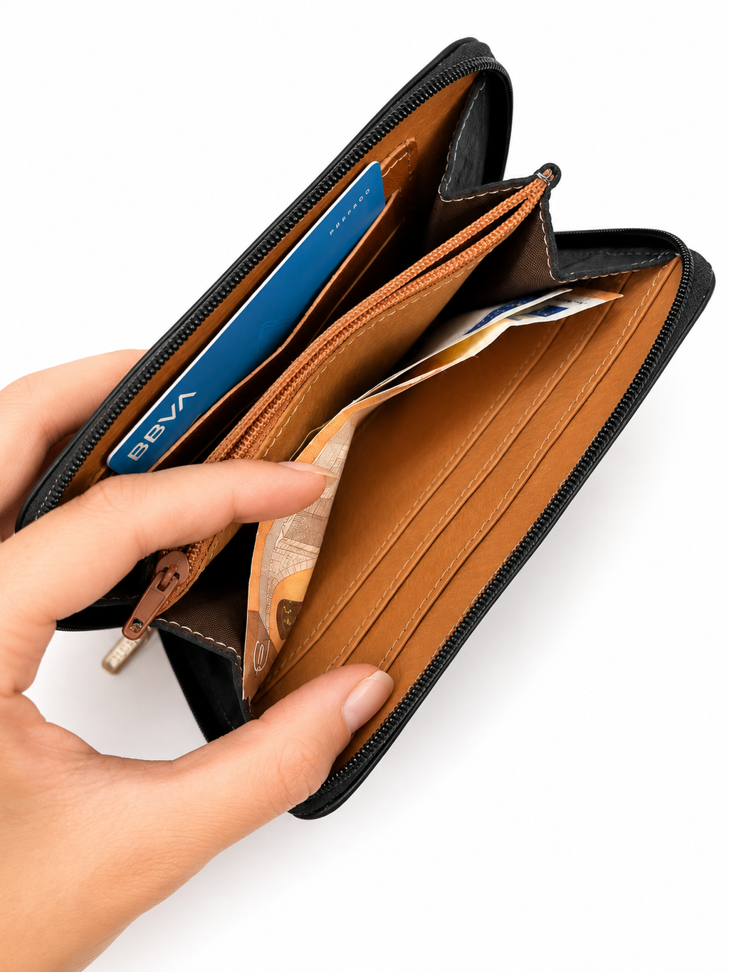 Monedero Diario - De cuero