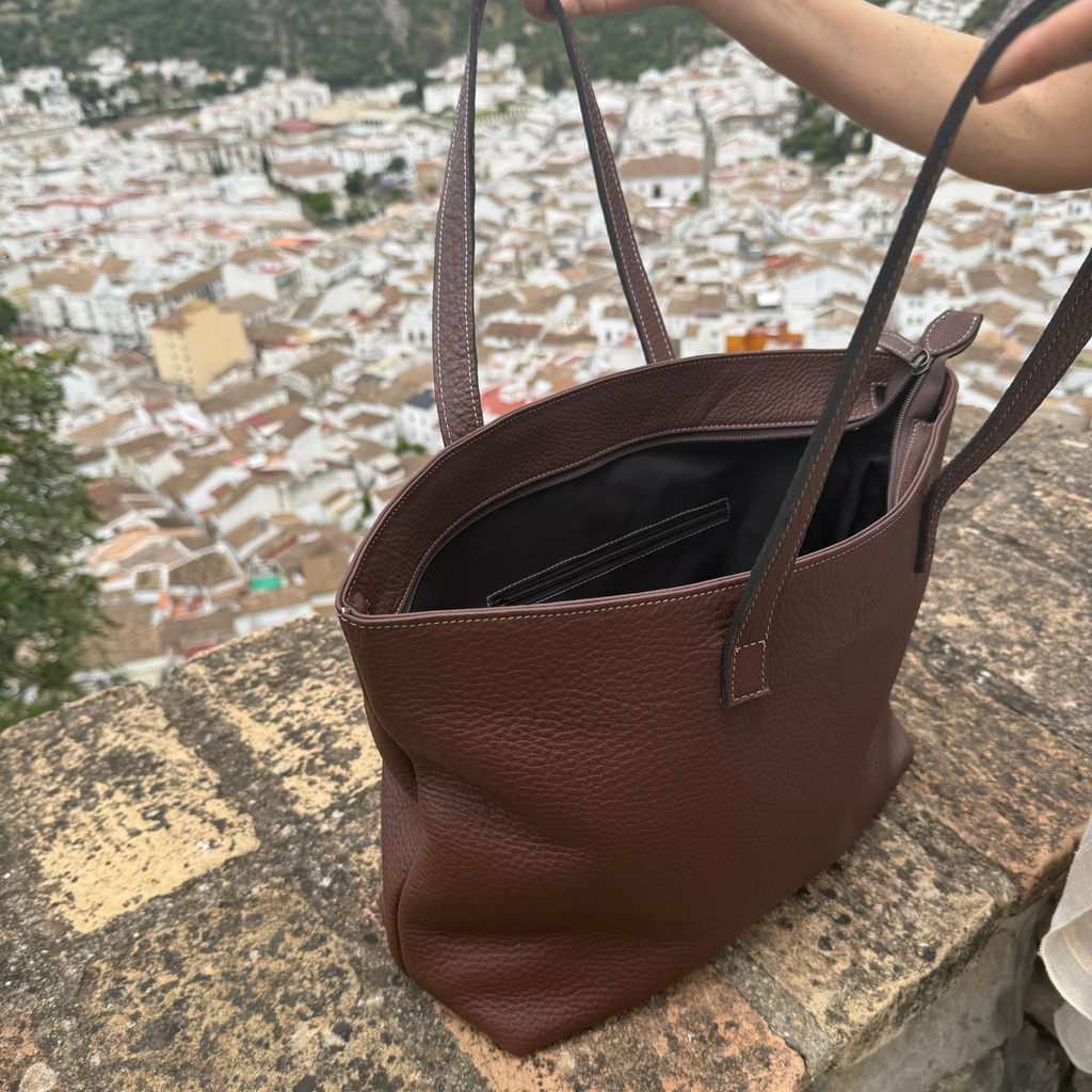 Bolso Capacha de Cuero – Hecho a Mano en Ubrique