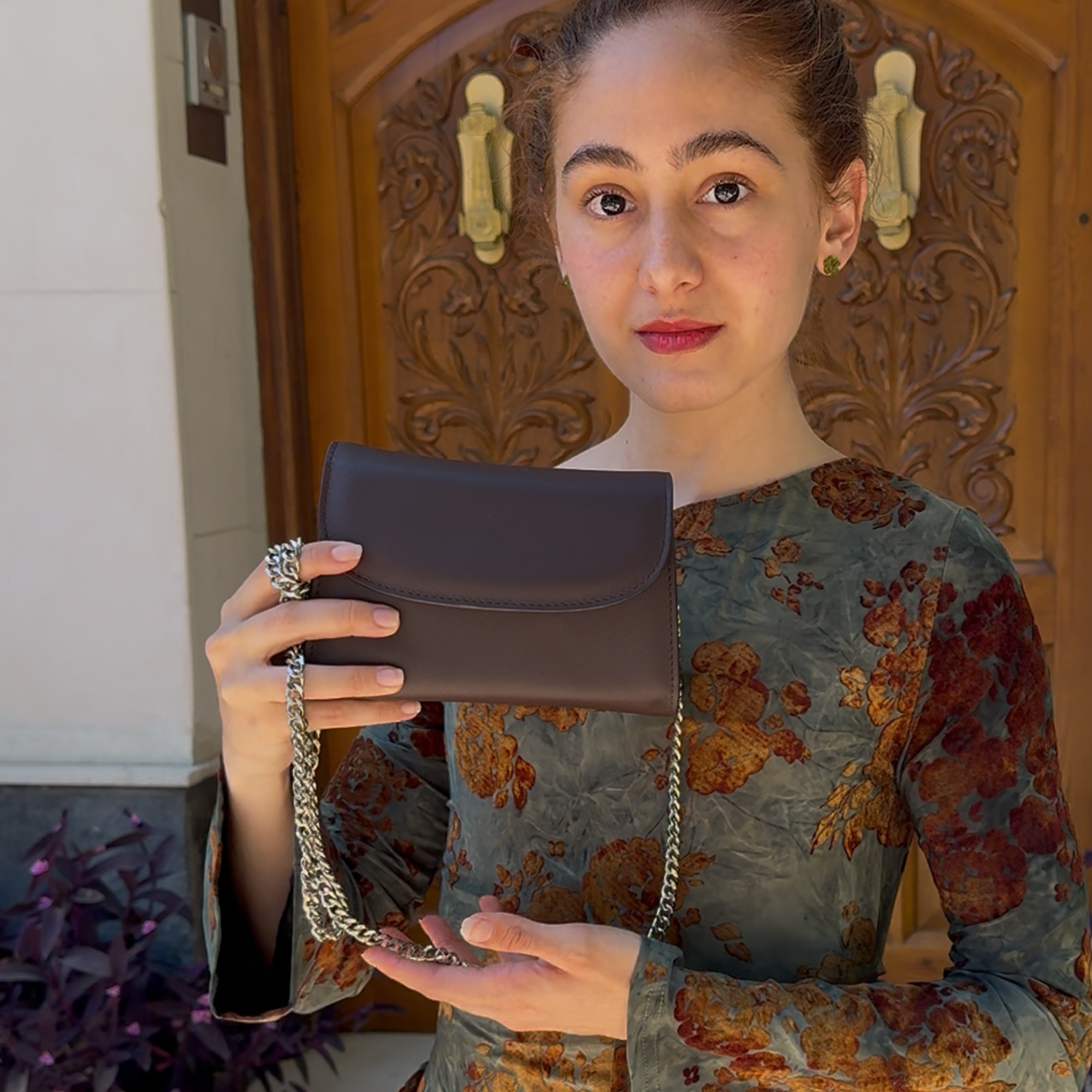 Natalia - bolso de cuero hecho en Ubrique