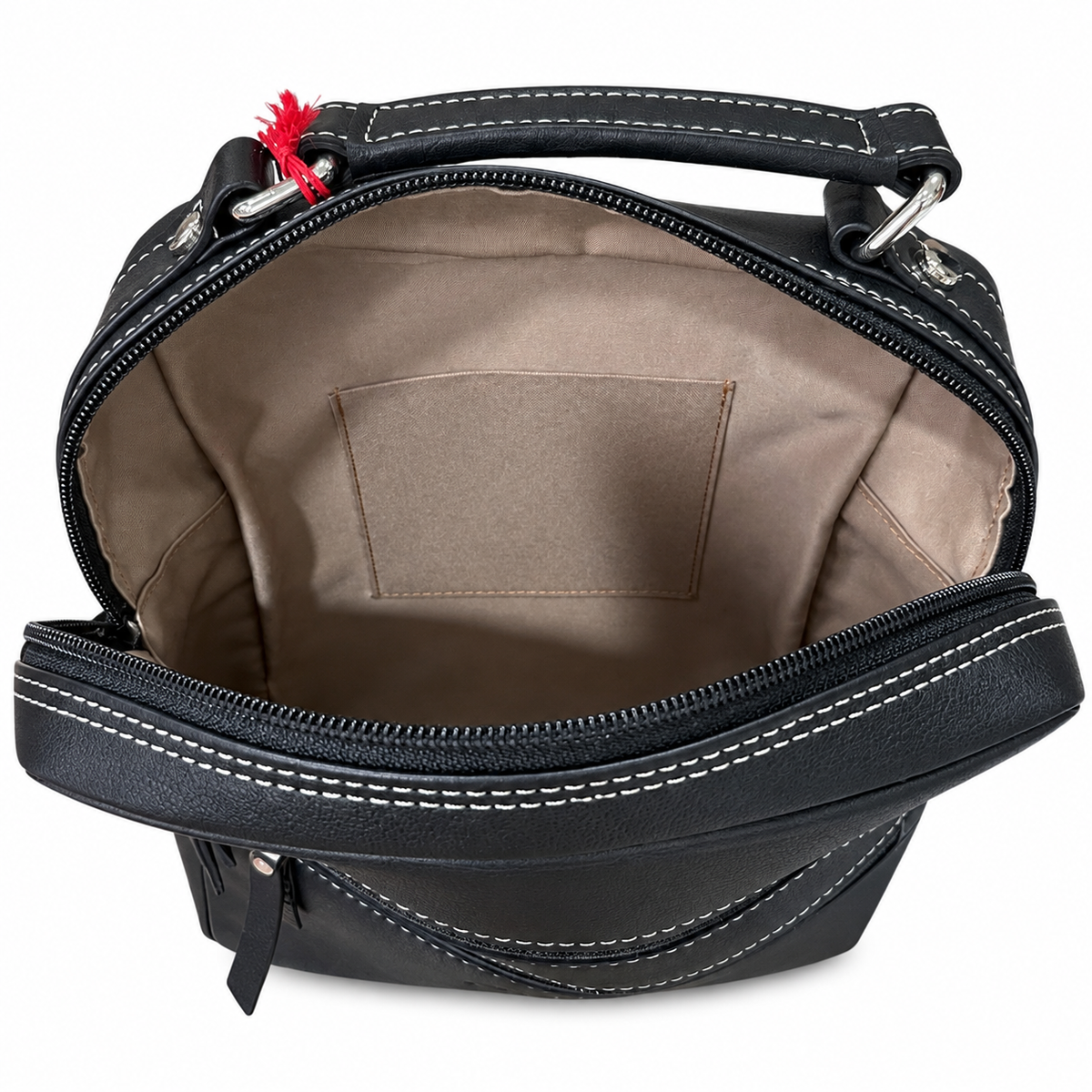 Bolso bandolera de hombre negro Ébano | CU88