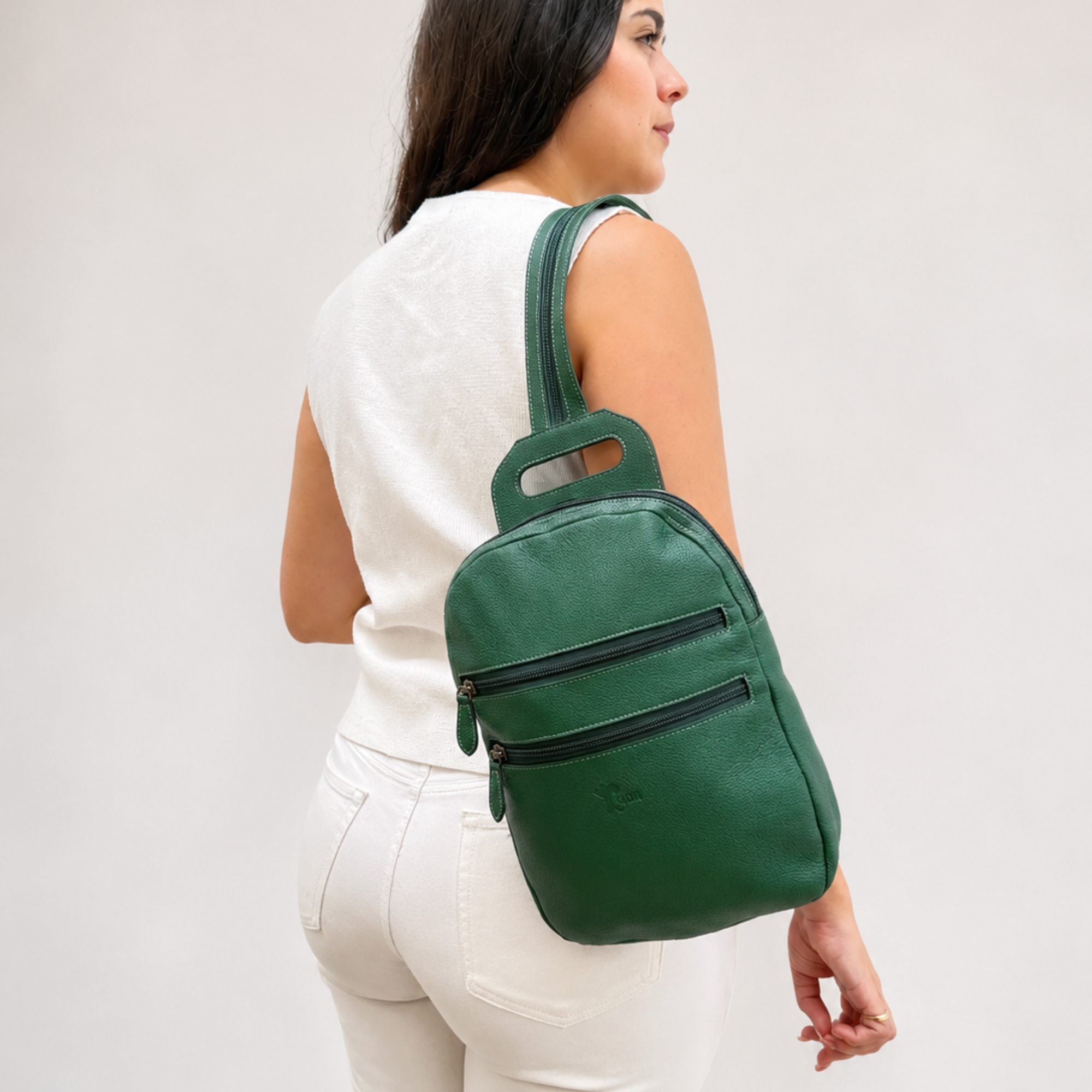 Mochila Sierra de Cuero Auténtico Elegante