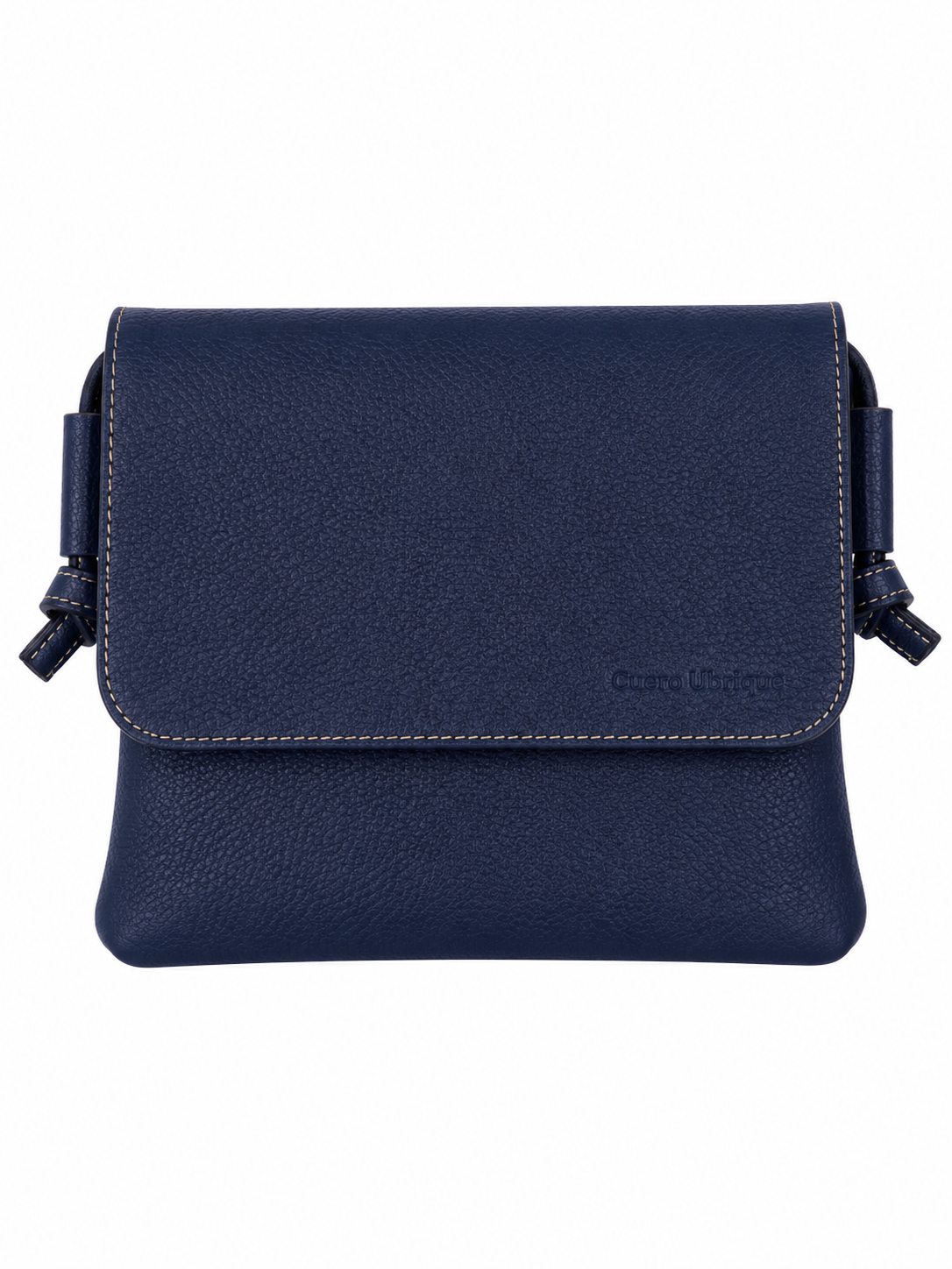 Bolso Plano de Cuero Auténtico – Elegancia Compacta