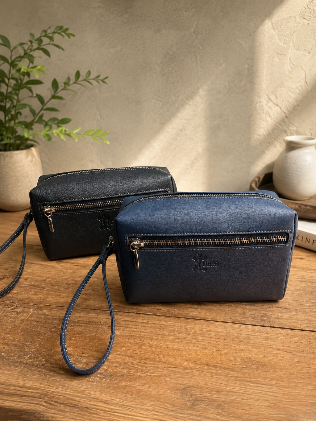 Bolso de mano de Hombre de Cuero Artesanal