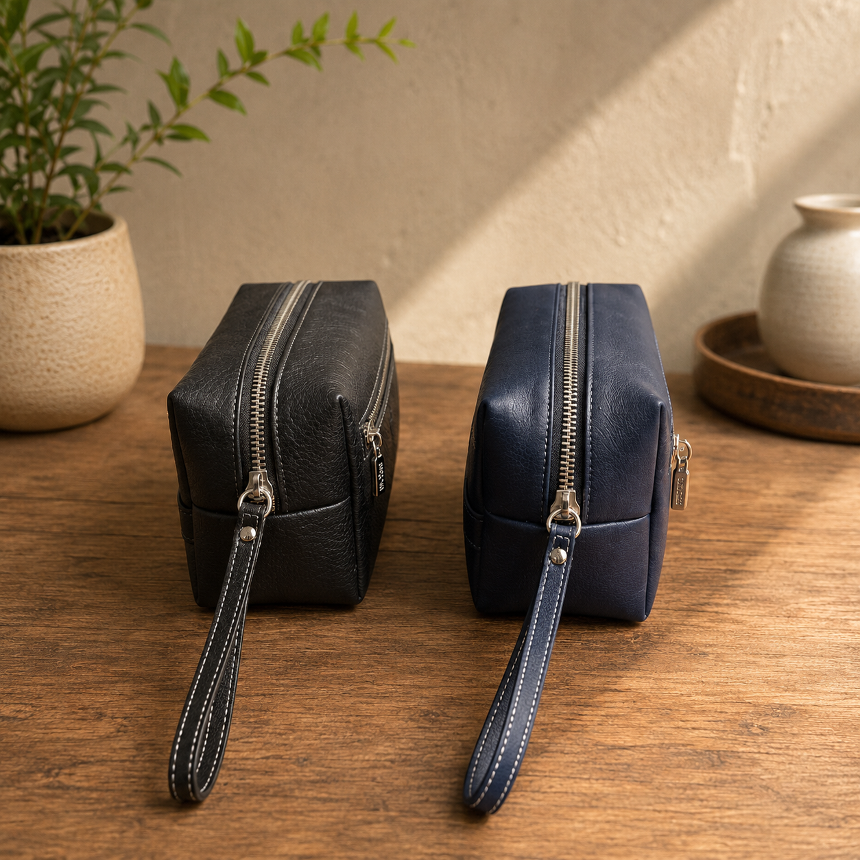 Bolso de mano de Hombre de Cuero Artesanal