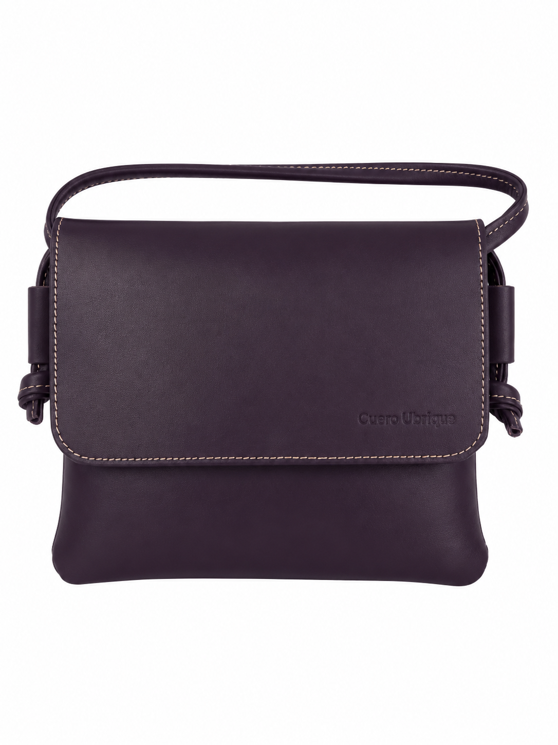 Bolso Plano de Cuero Auténtico – Elegancia Compacta