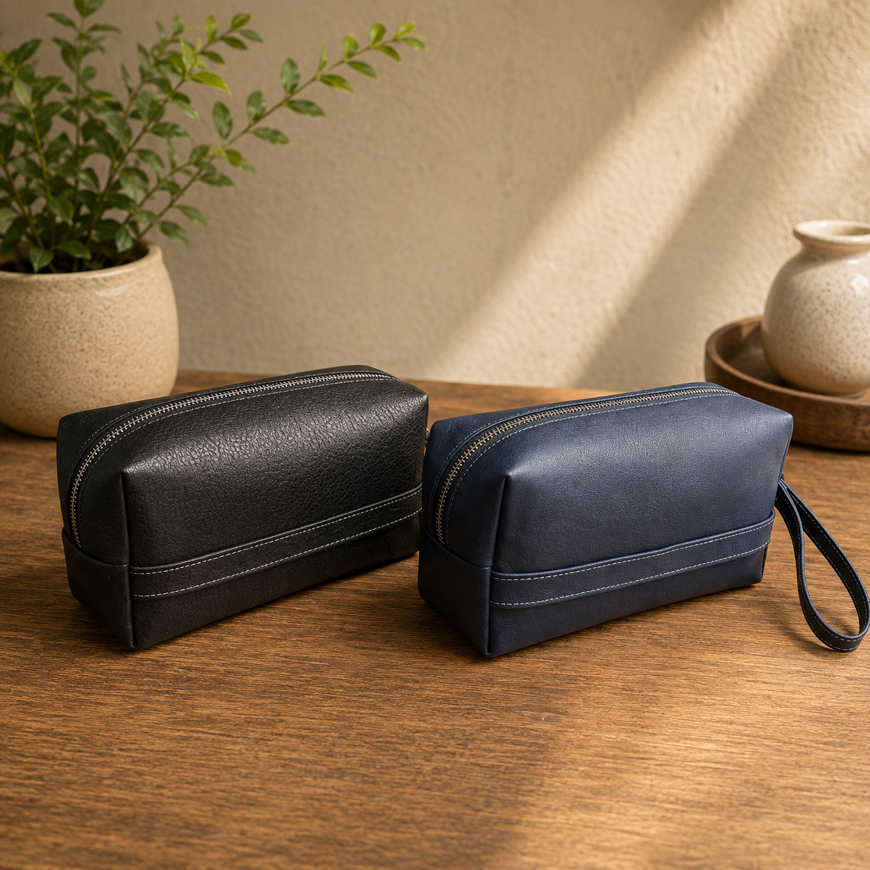Bolso de mano de Hombre de Cuero Artesanal