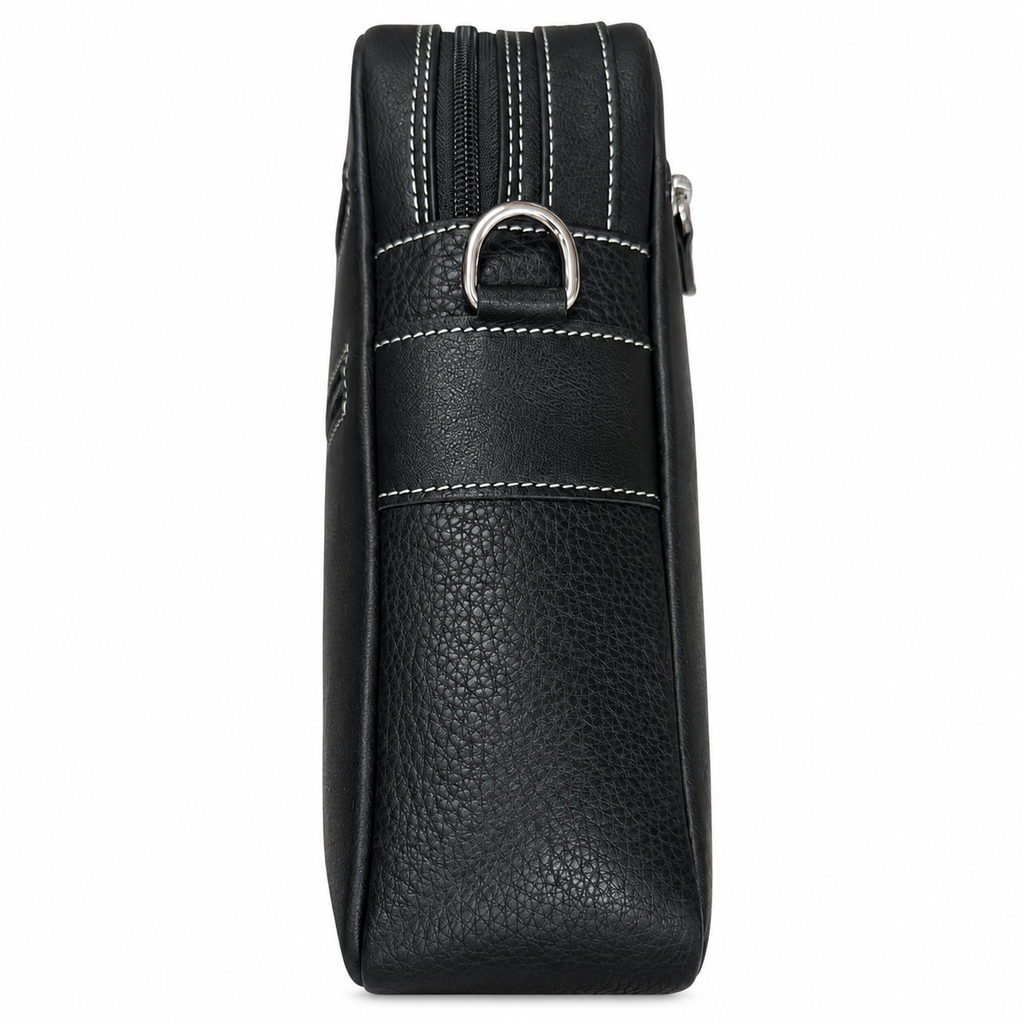 Bolso bandolera de hombre negro Ébano | CU88