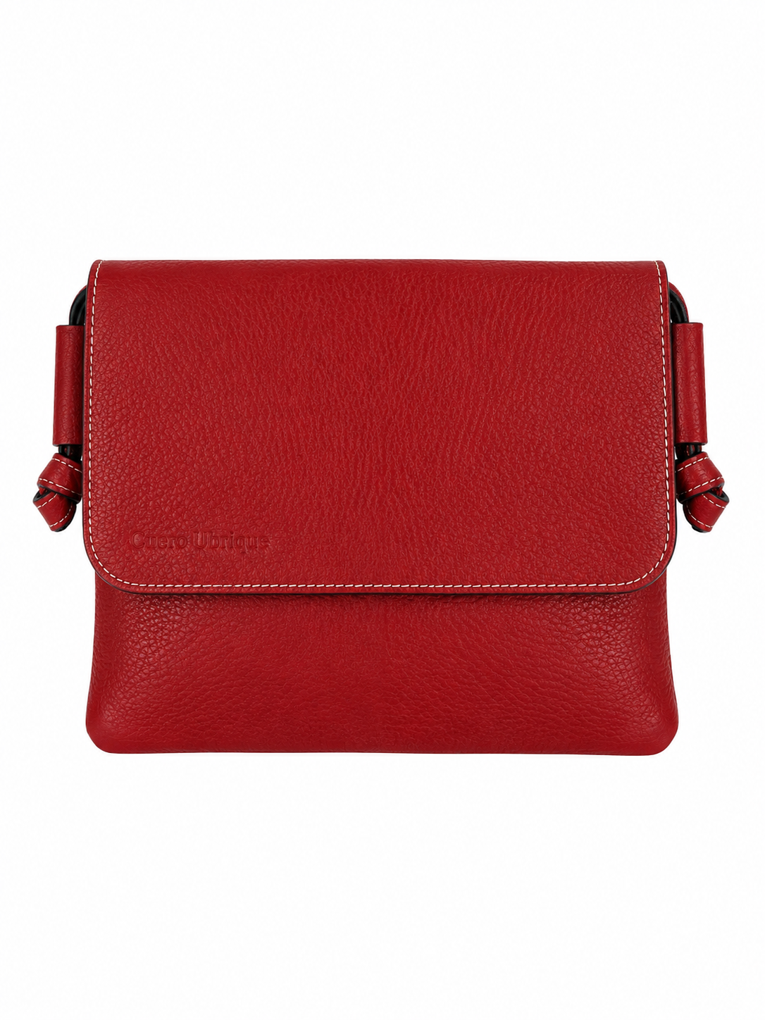 Bolso Plano de Cuero Auténtico – Elegancia Compacta