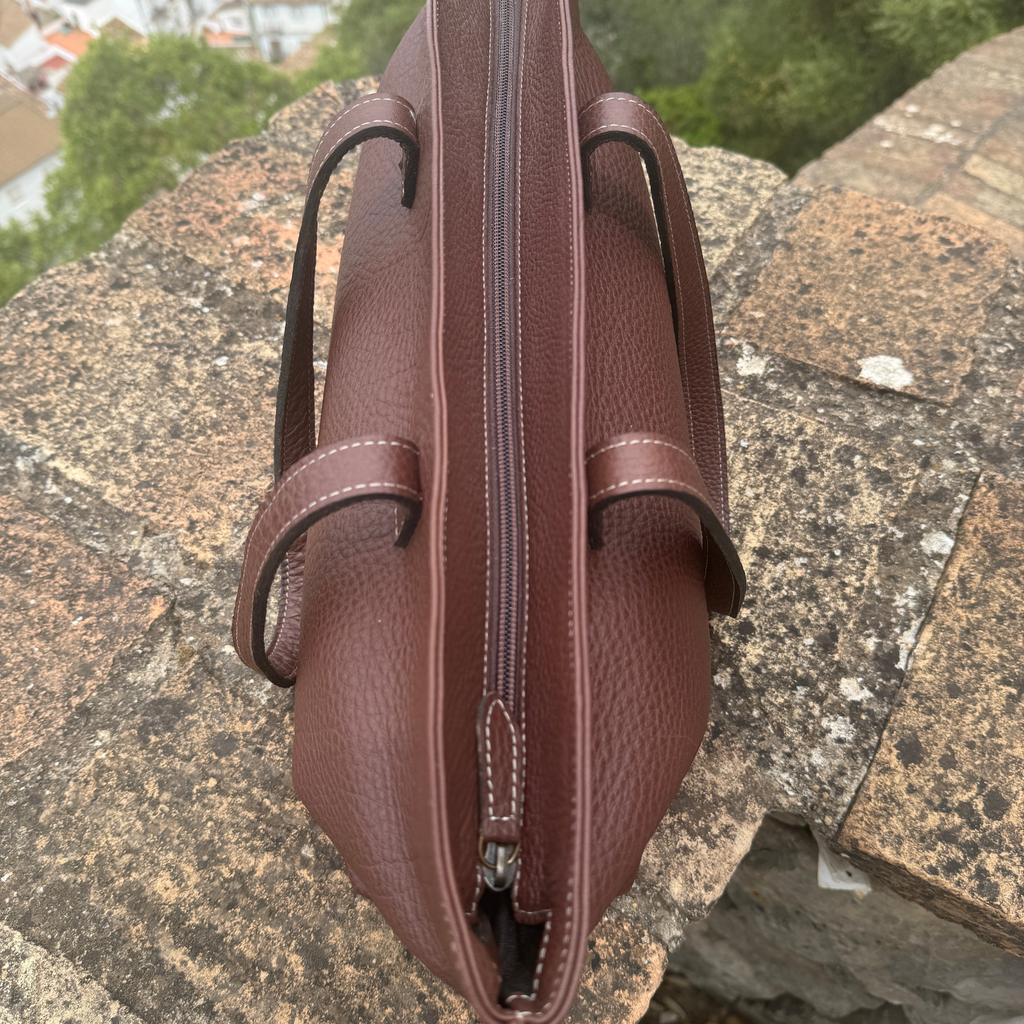 Bolso Capacha de Cuero – Hecho a Mano en Ubrique