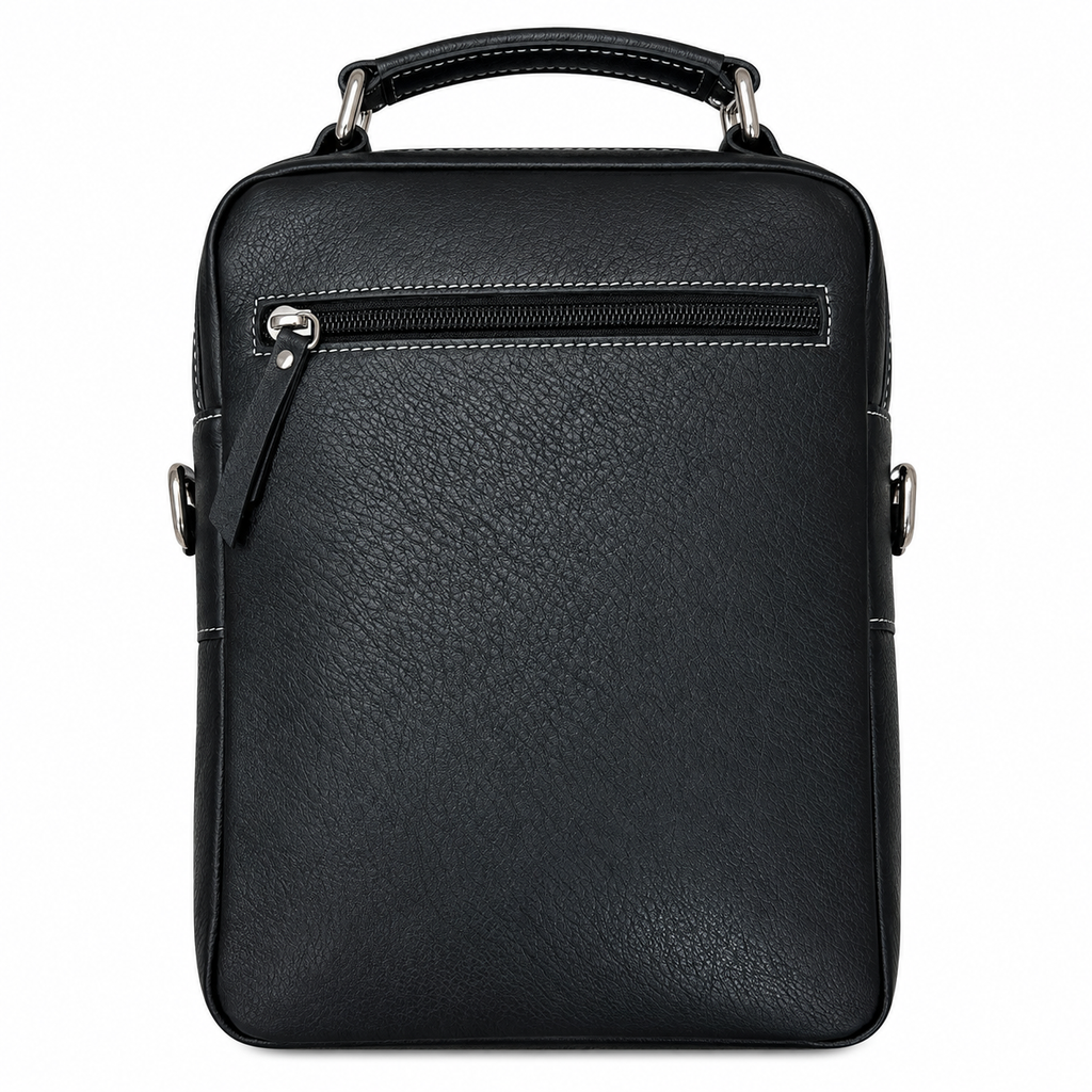Bolso bandolera de hombre negro Ébano | CU88