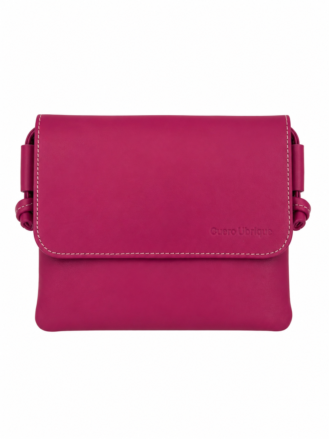 Bolso Plano de Cuero Auténtico – Elegancia Compacta