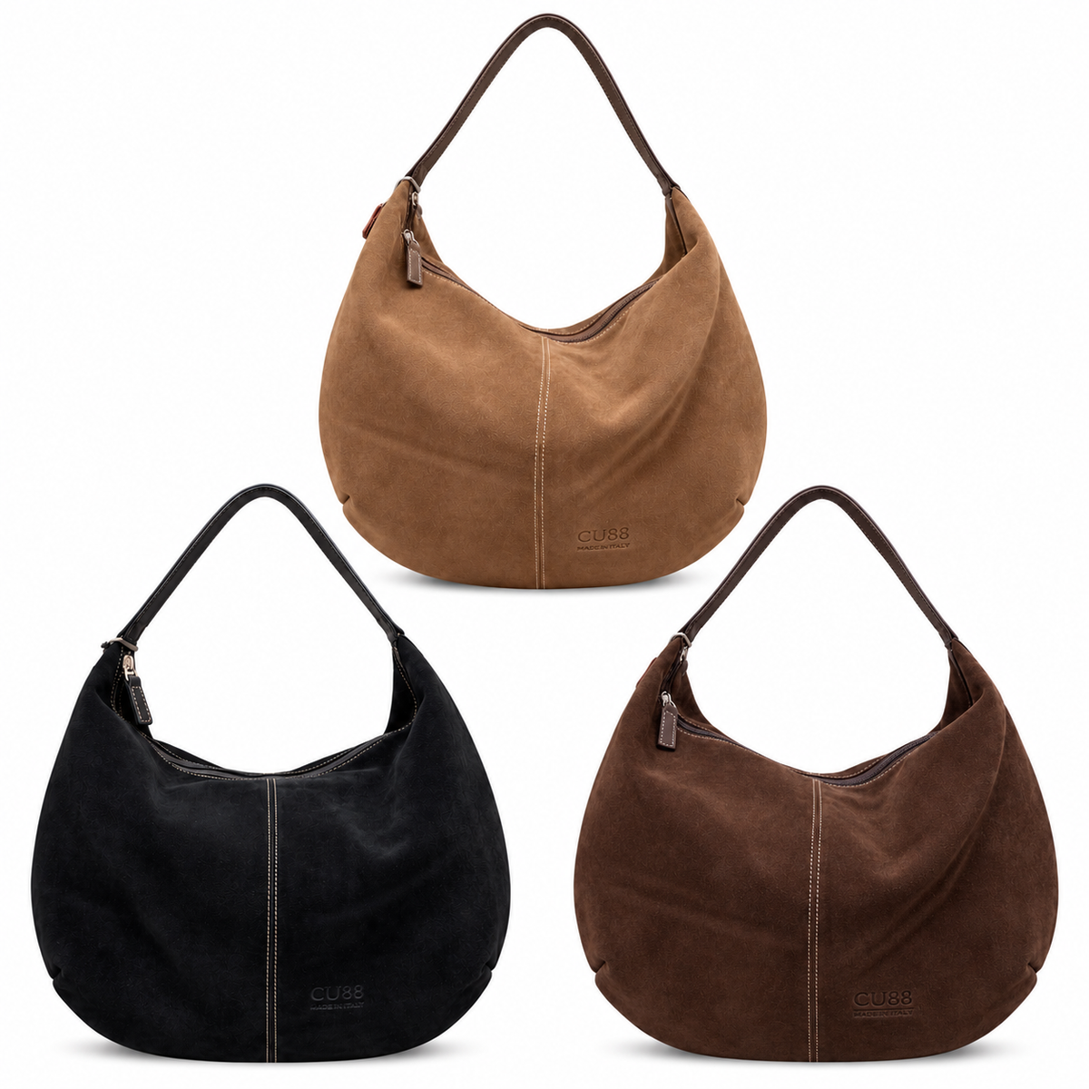 Bolso Luz de serraje / ante