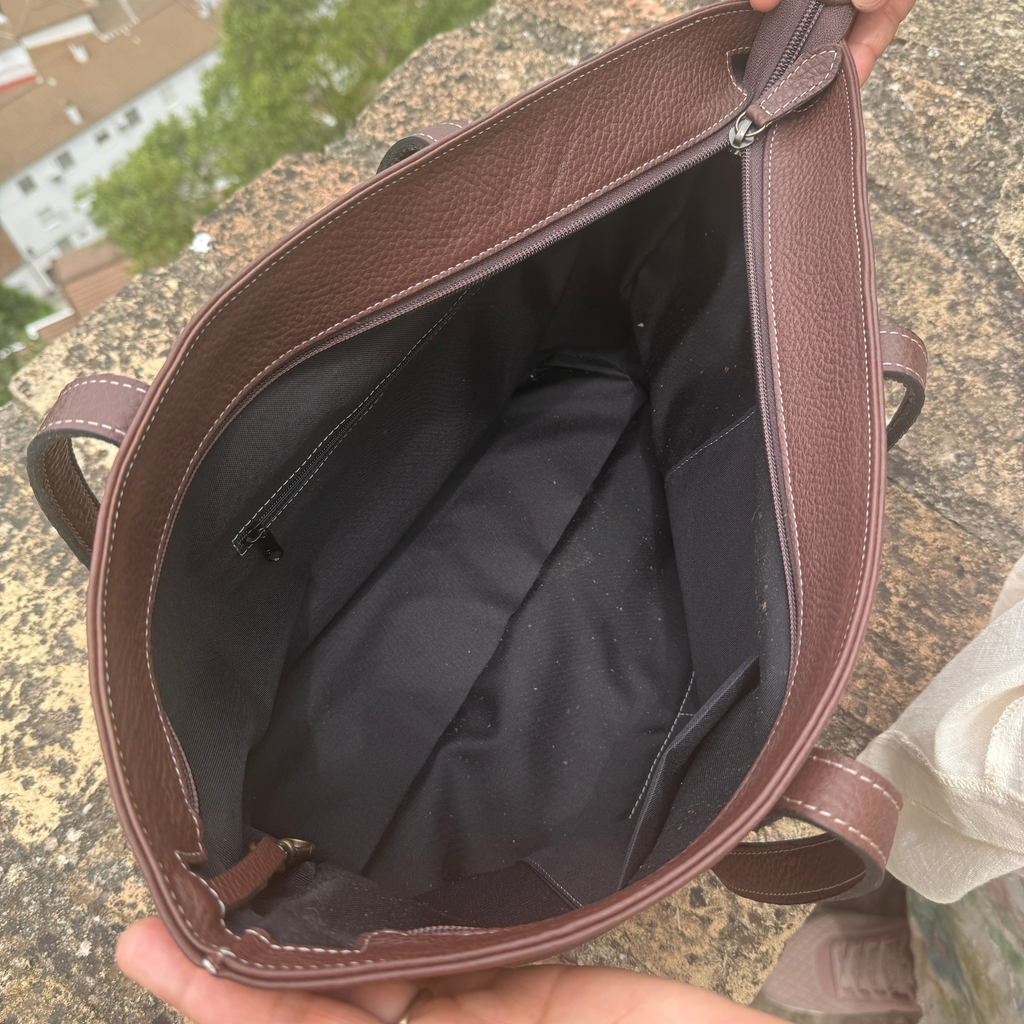 Bolso Capacha de Cuero – Hecho a Mano en Ubrique