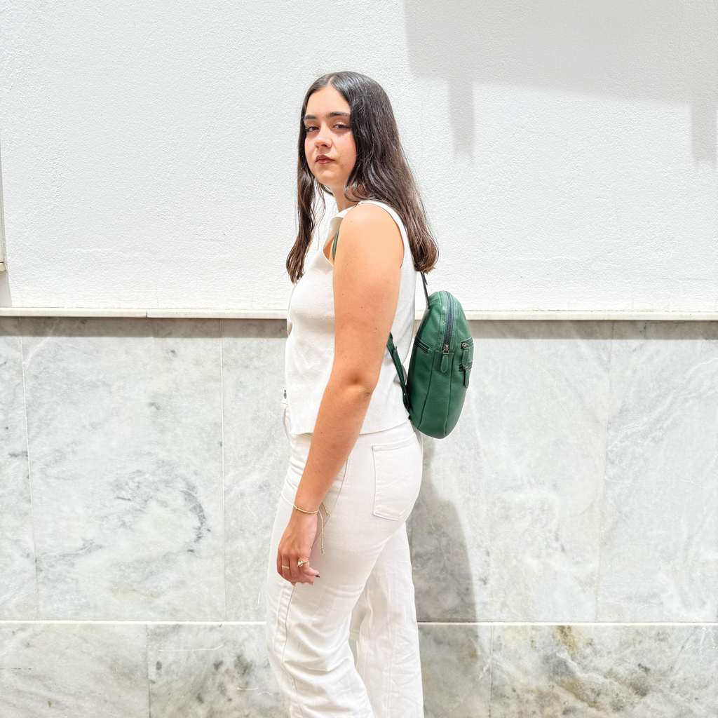 Mochila Sierra de Cuero Auténtico Elegante