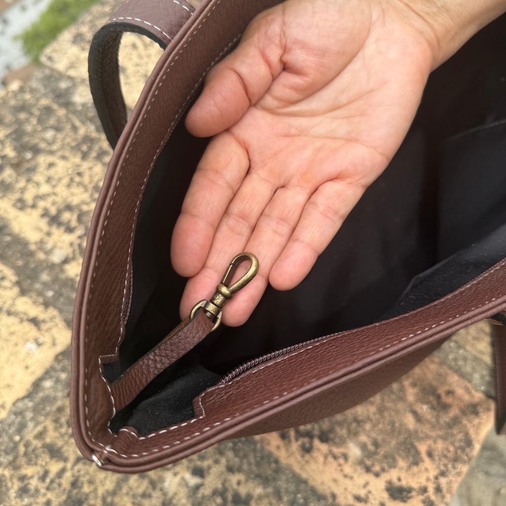 Bolso Capacha de Cuero – Hecho a Mano en Ubrique