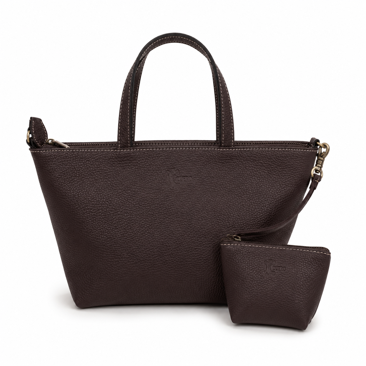 Bolso Mini de Cuero Artesanal con Bandolera