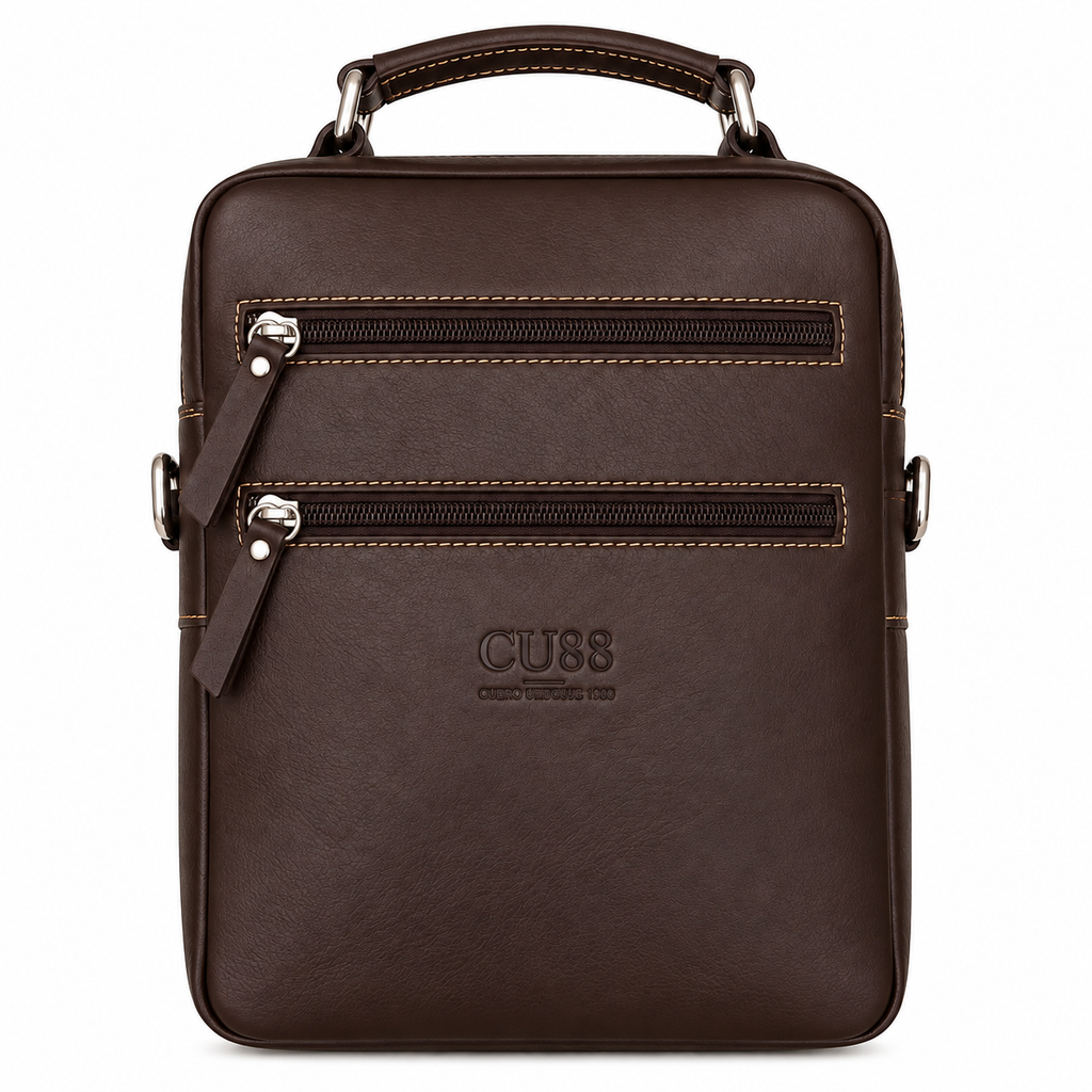 Bolso bandolera de hombre negro Ébano | CU88