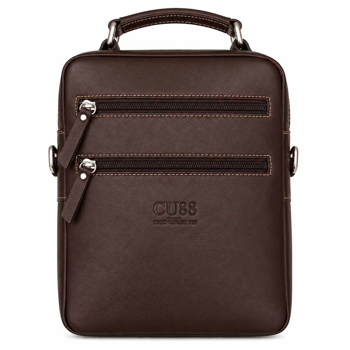 Bolso bandolera de hombre negro Ébano | CU88
