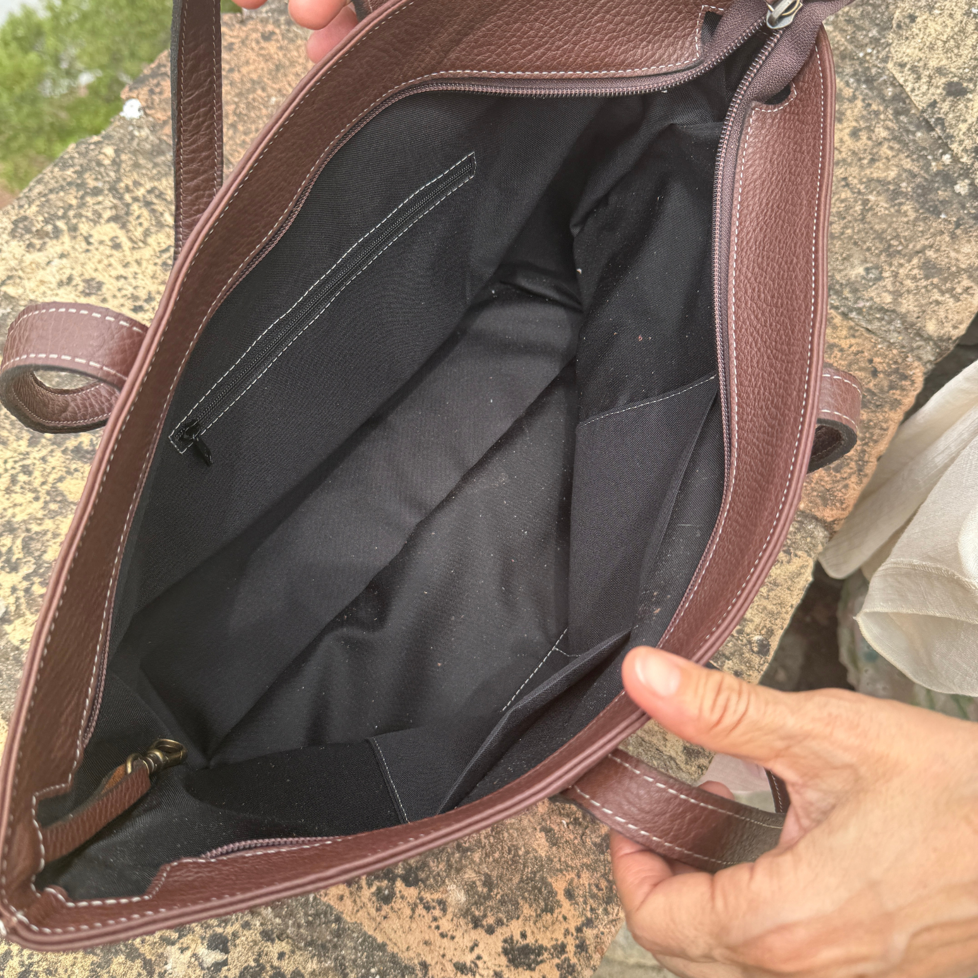 Bolso Capacha de Cuero – Hecho a Mano en Ubrique