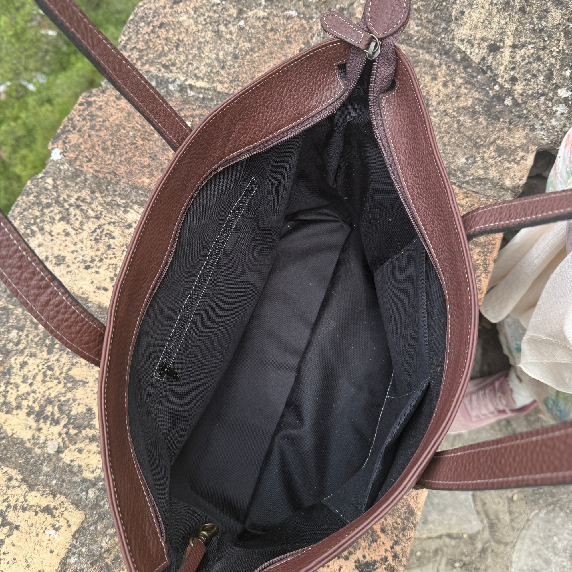 Bolso Capacha de Cuero – Hecho a Mano en Ubrique