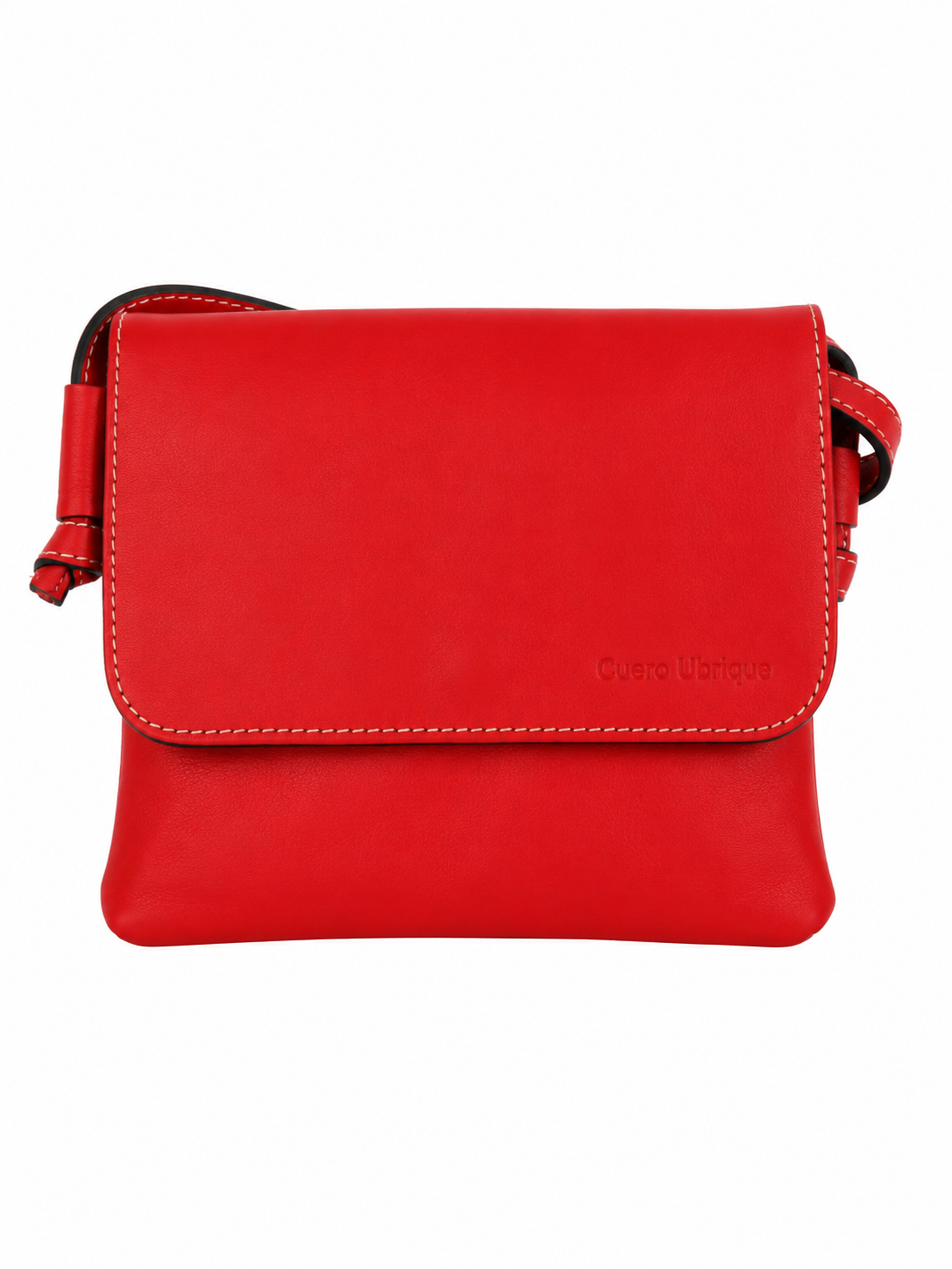 Bolso Plano de Cuero Auténtico – Elegancia Compacta