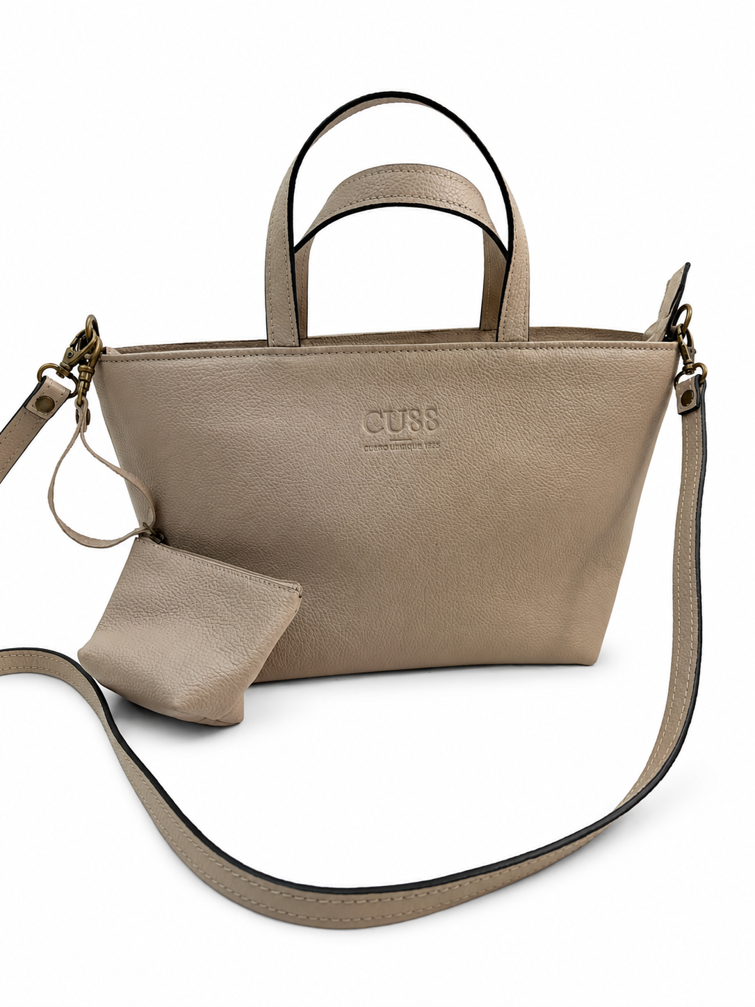 Bolso Mini de Cuero Artesanal con Bandolera