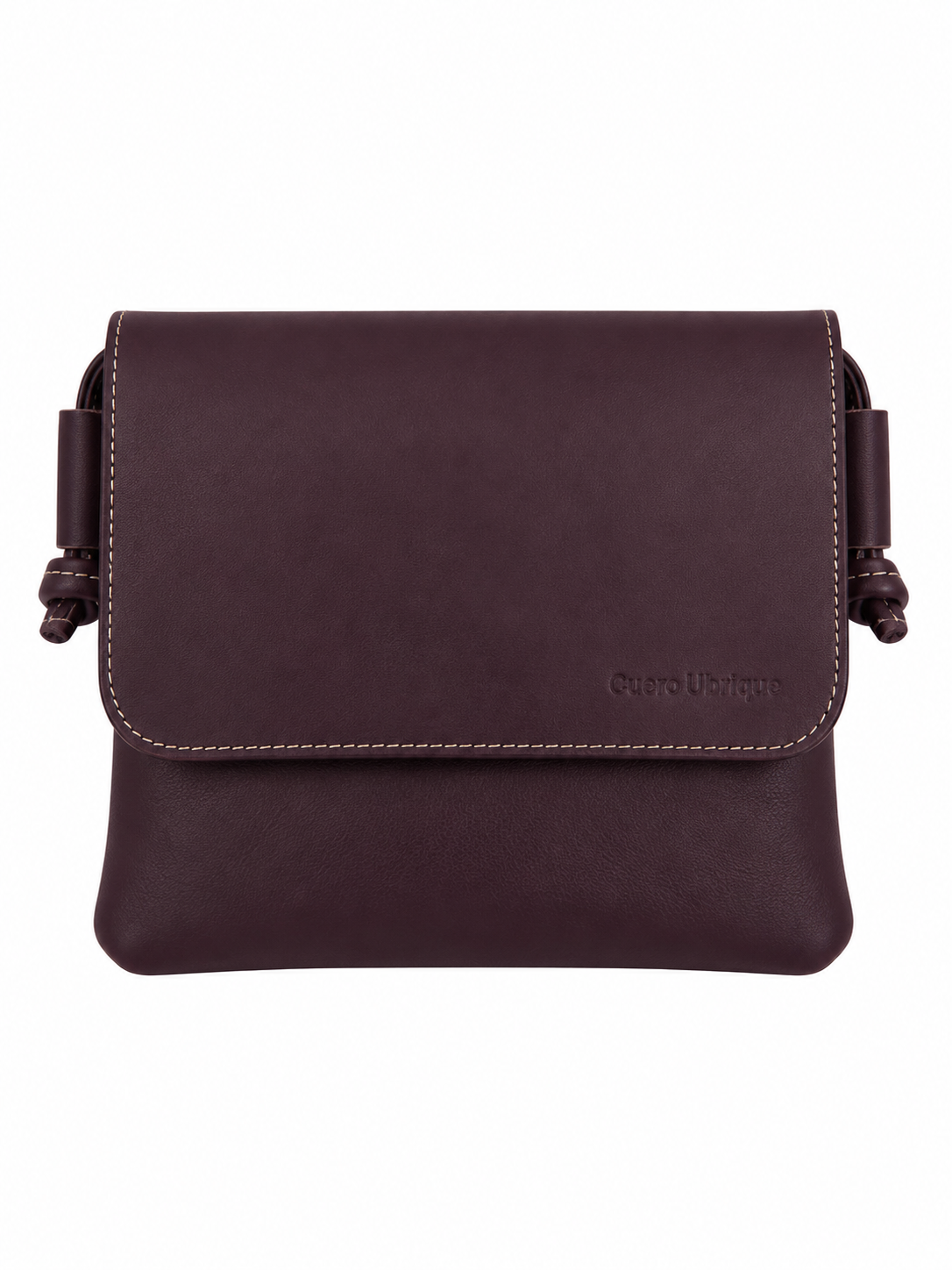 Bolso Plano de Cuero Auténtico – Elegancia Compacta