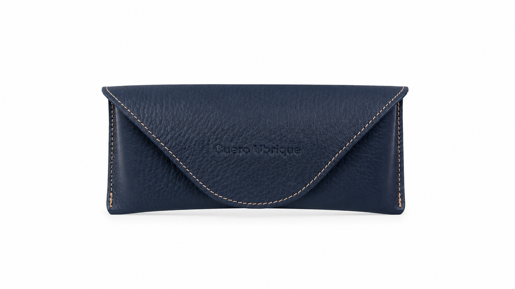 Estuche para Gafas de Cuero Auténtico 13-D