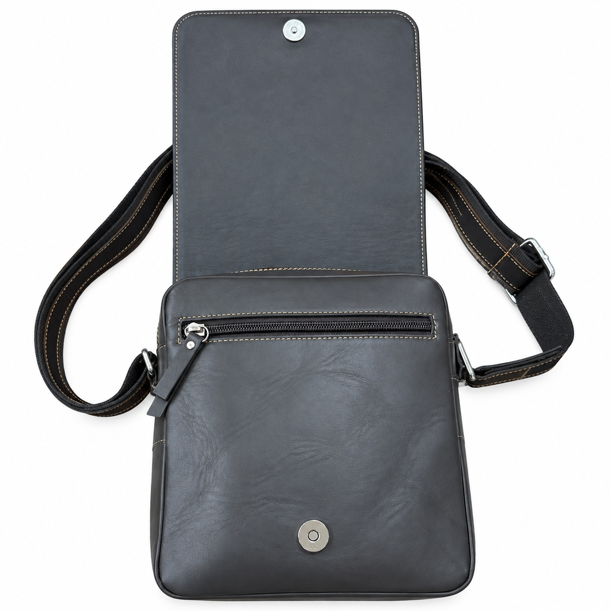 Bolso bandolera de hombre con solapa Senda Pequeña | CU88