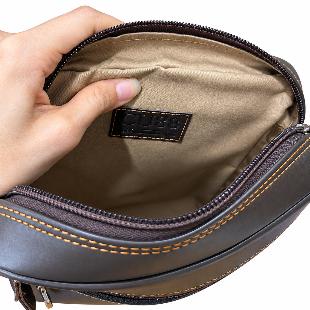 Bolso bandolera de hombre con solapa Senda Pequeña | CU88