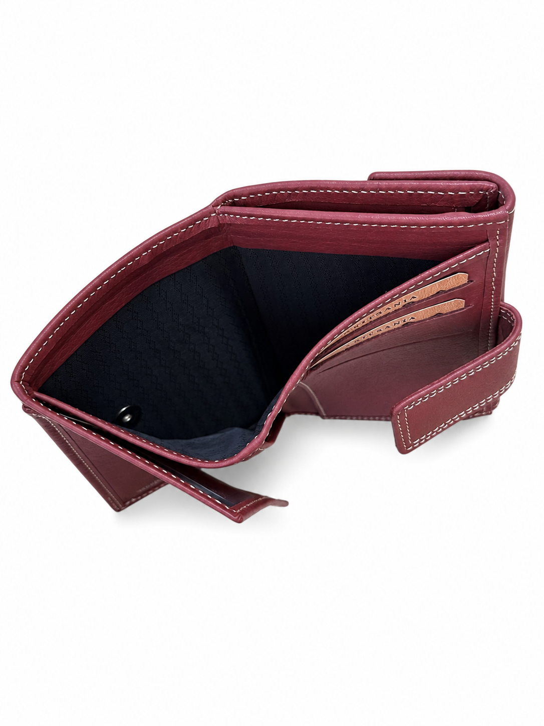 Cartera de piel Bi/Vi Peque – Grabado Floral