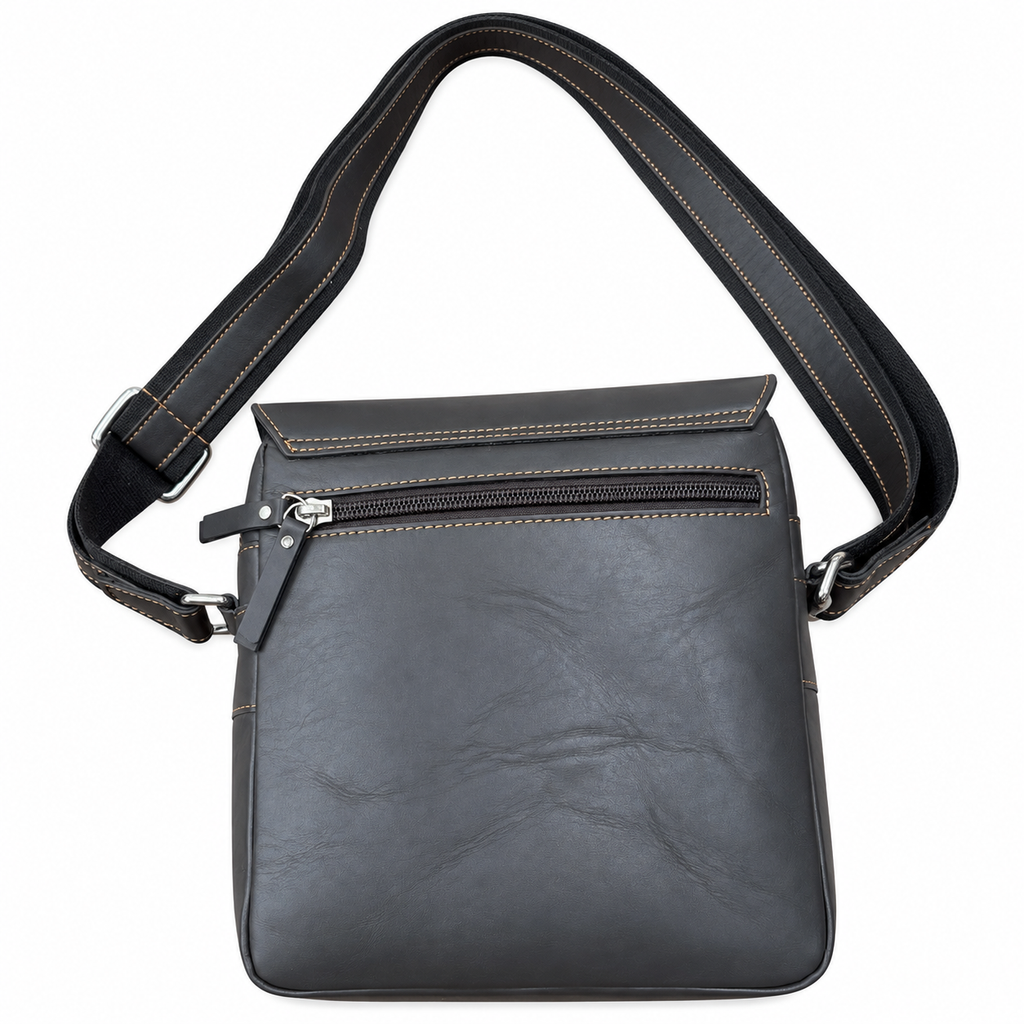 Bolso bandolera de hombre con solapa Senda Pequeña | CU88
