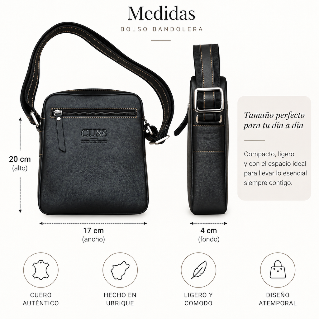 Bolso bandolera de piel Ubrique Esencial