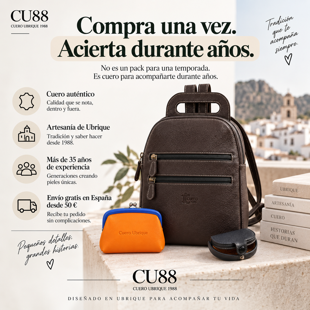 Todo en su sitio — Mochila Sierra organización día a día