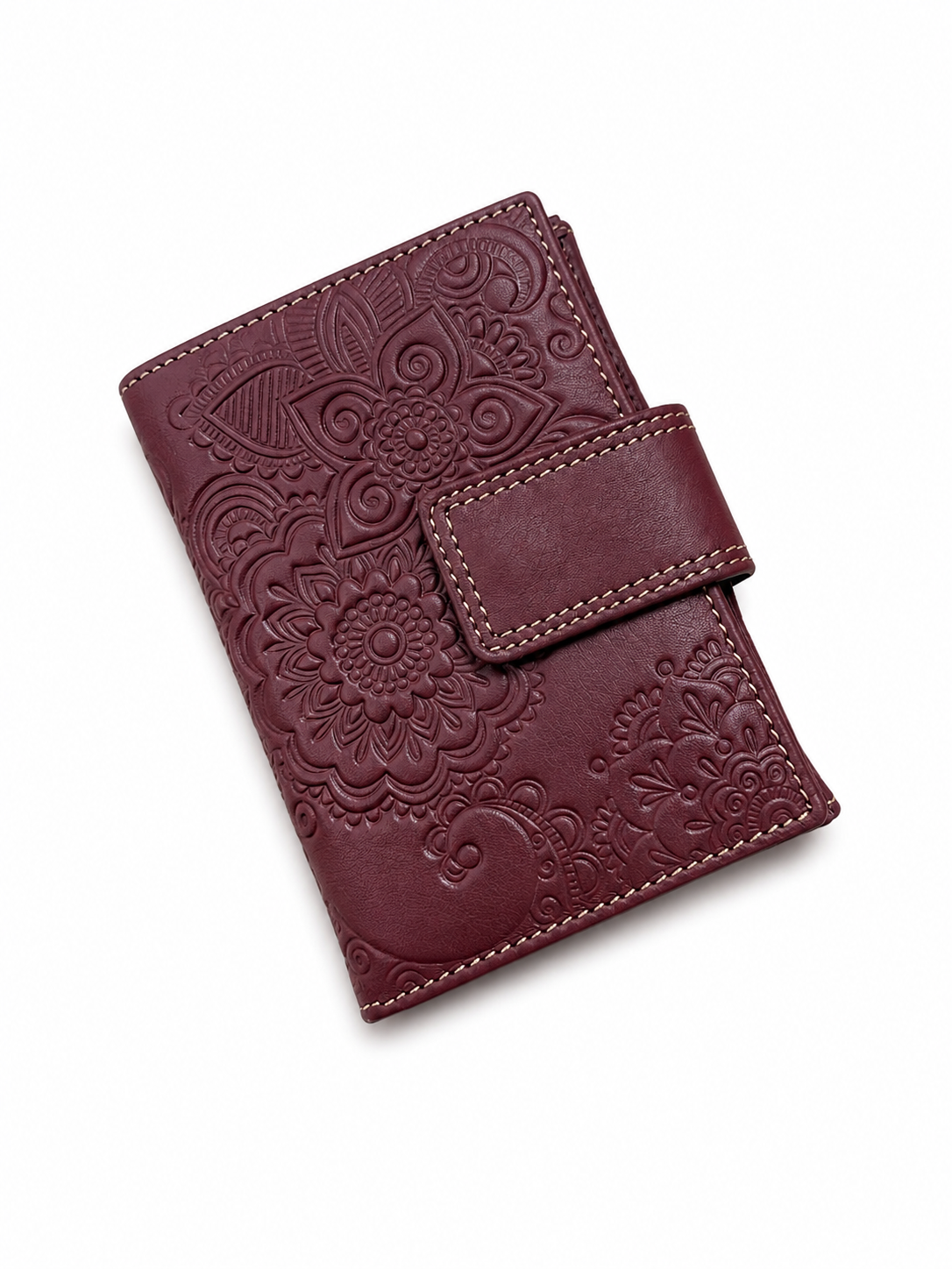 Cartera de piel Bi/Vi Peque – Grabado Floral