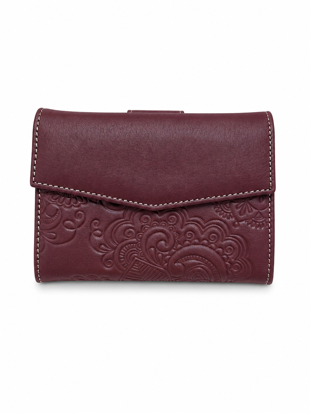 Cartera de piel Bi/Vi Peque – Grabado Floral