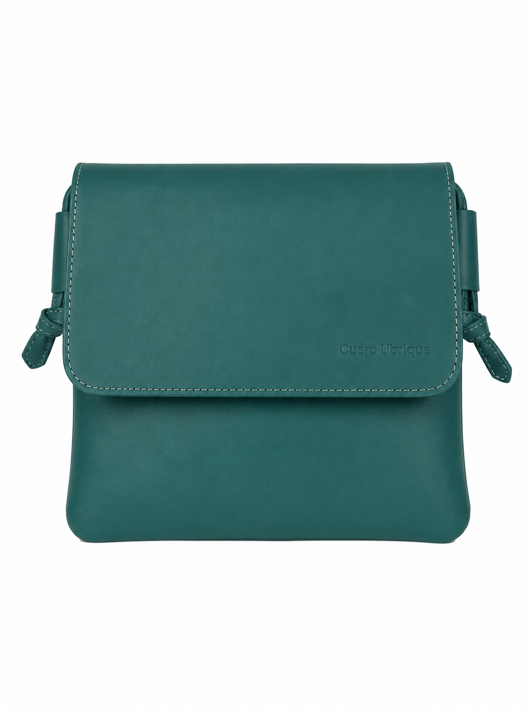 Bolso Plano de Cuero Auténtico – Elegancia Compacta