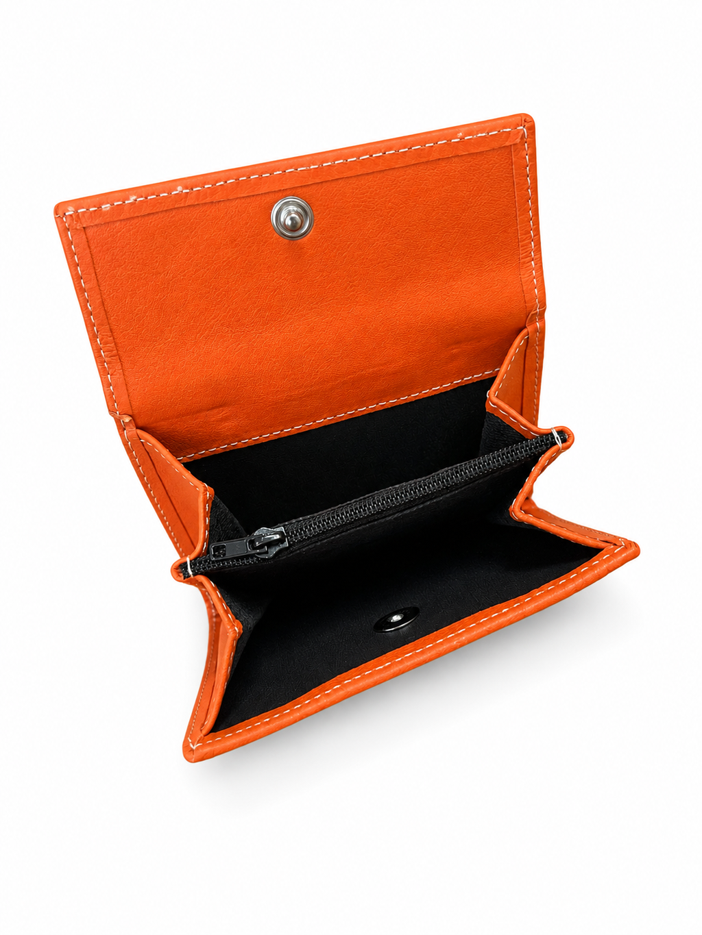 Cartera de piel BILL Peque – Grabado Floral