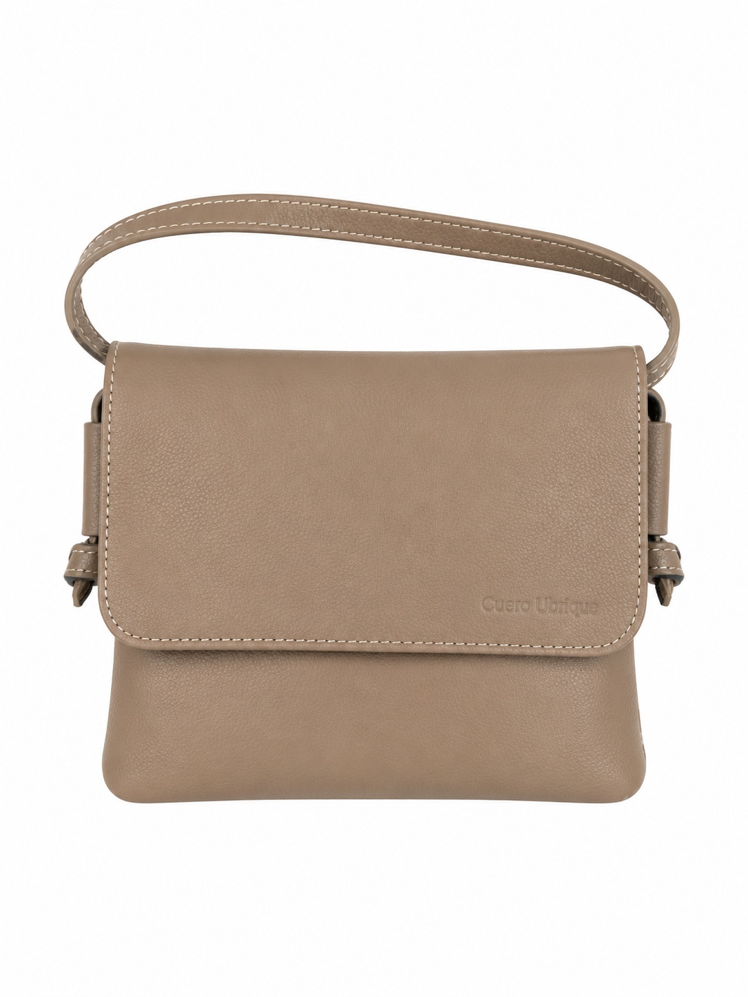 Bolso Plano de Cuero Auténtico – Elegancia Compacta