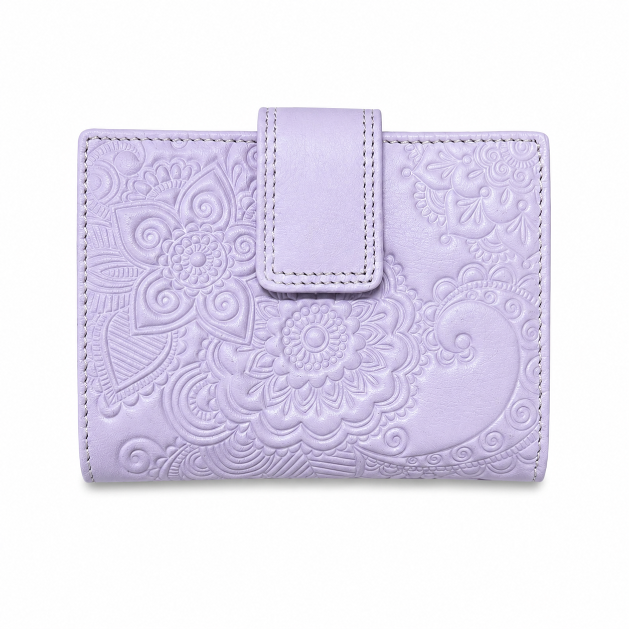 Cartera de piel Bi/Vi Peque – Grabado Floral